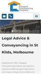 Mobile Screenshot of cheapestconveyancingco.com.au